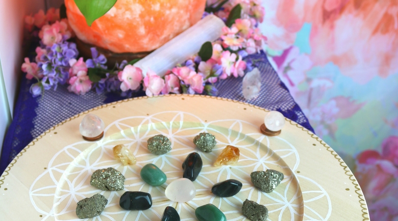 Mesmerized by all those beautiful crystal grid pictures? Time to learn everything there is to know about creating these masterpieces! All you need are some stones and a purpose. Learn step by step how to design and construct a powerful crystal grid for your sacred space.