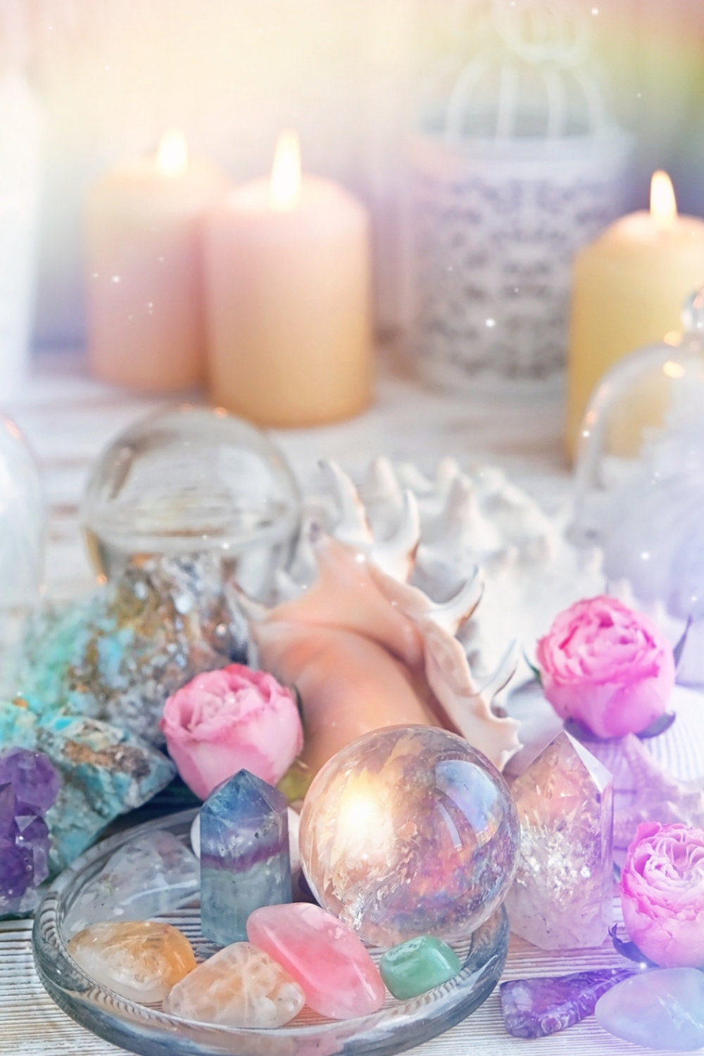 How to use healing crystals for personal and spiritual healing.