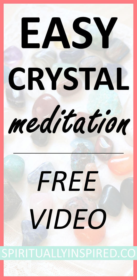 In this crystal meditation we are going to learn to tune into crystal energy and experience the spiritual healing benefits. Any crystal will work well because we are going to build a personal connection with it. 