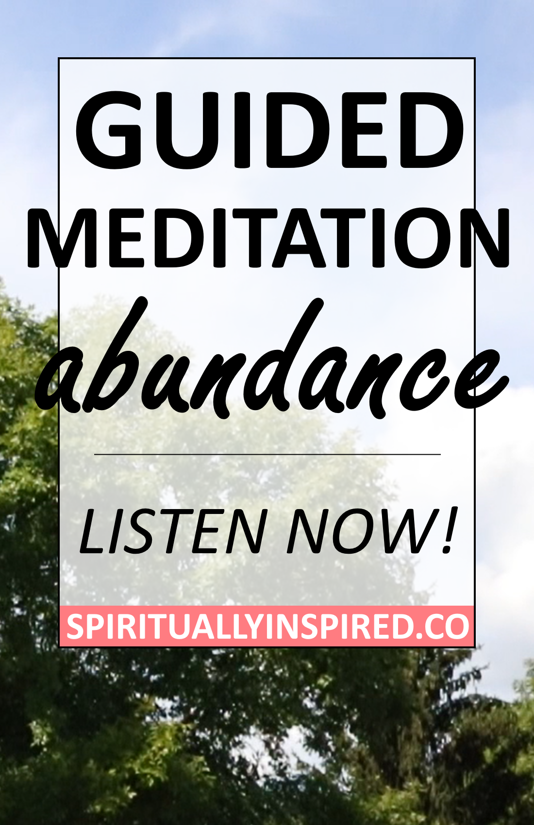 A simple abundance meditation to help you welcome in blessings from the Universe. Learn what abundance means, and how anyone can live an abundant life. 
