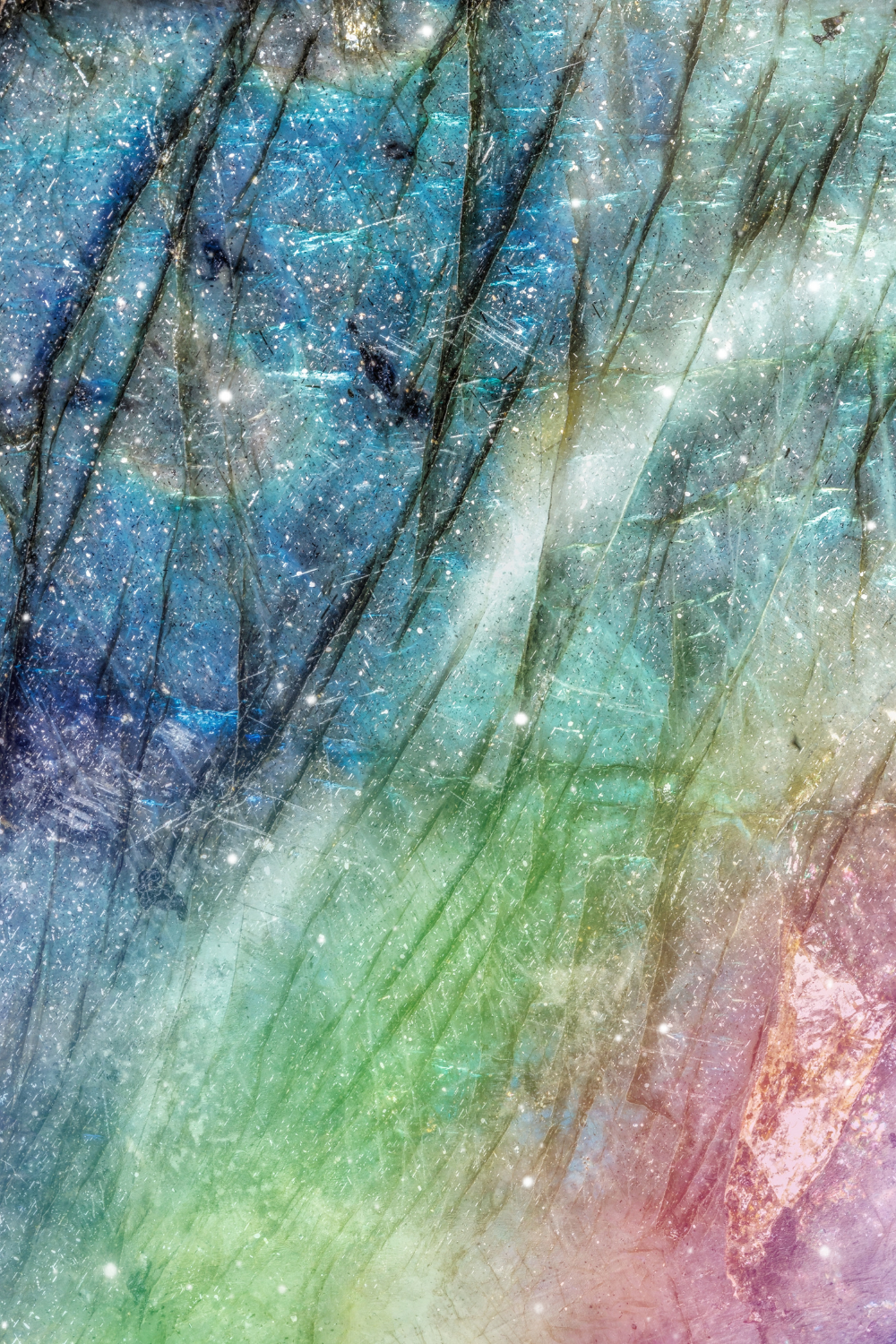 Labradorite is a stone of magic, other worlds, and intuition--it's inherently spiritual and powerful. 