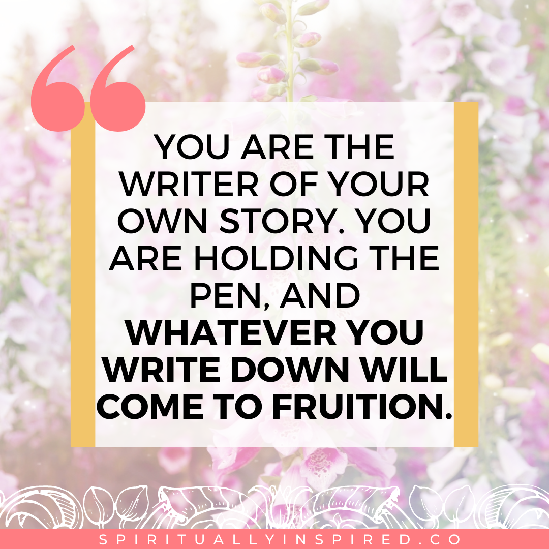 In order to manifest your desired outcome, you must take action, while simultaneously being open to new possibilities. You have to be willing to step away from the plan if you’re being guided somewhere else. 