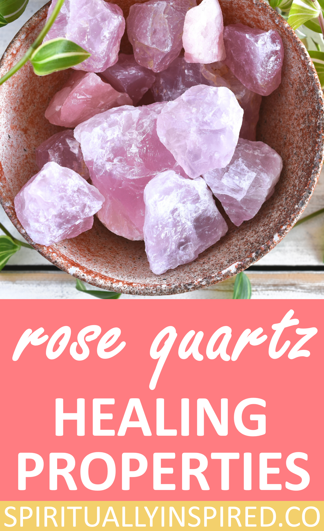 Rose quartz is the ultimate stone of love, harmony, acceptance, peace, and emotional intelligence. Learn how to use rose quartz for crystal healing in this blog post!