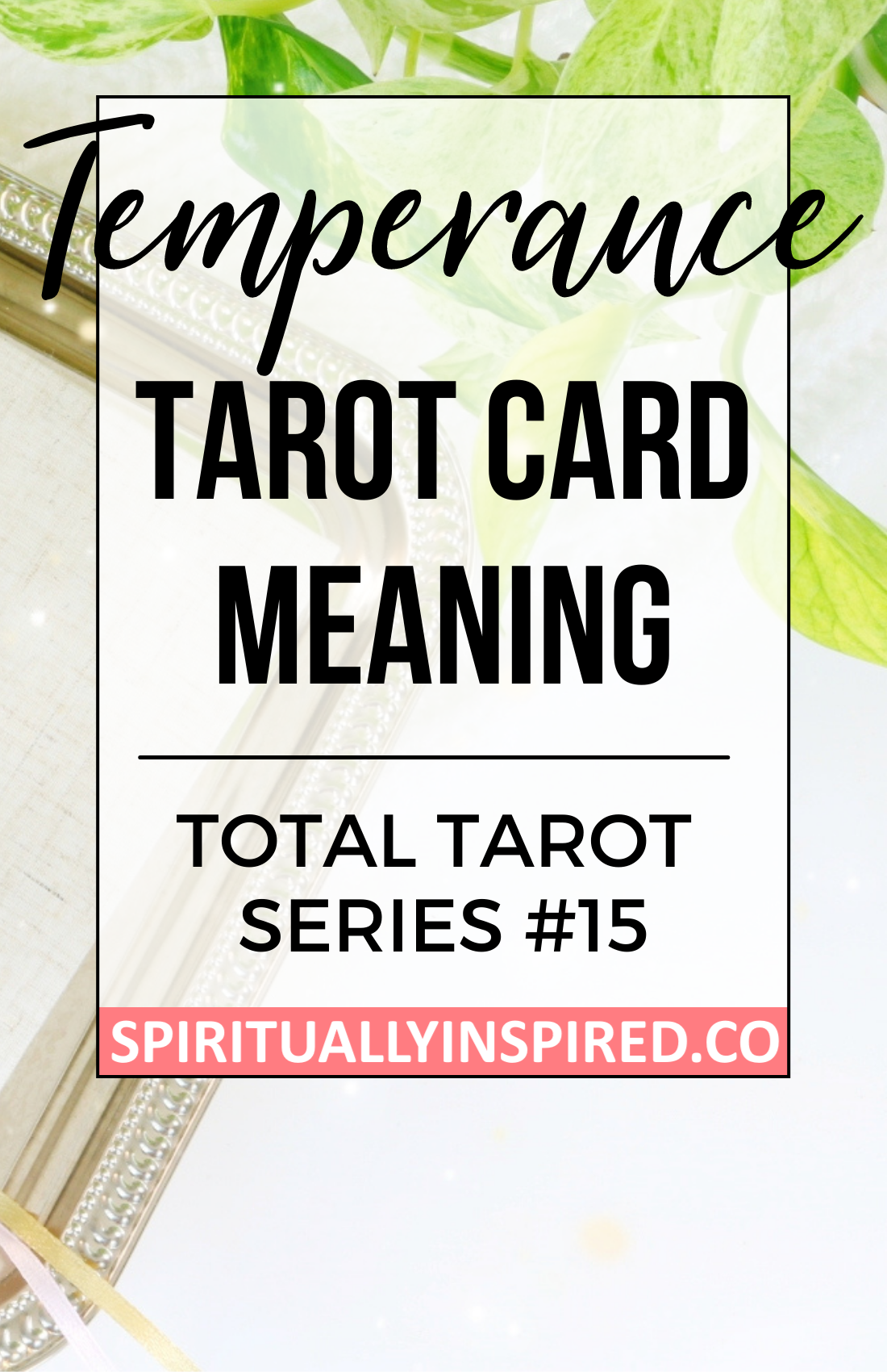 The Temperance tarot card represents bringing together two opposites in order to create something new. The more extreme the opposites, the more necessary balance is. 