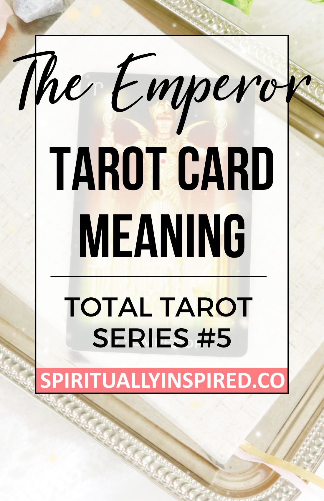 The Emperor tarot card is the ultimate father archetype. He represents order, power, and building firm foundations that will last for many generations. He takes full responsibility for the future, therefore he is very forward-thinking.