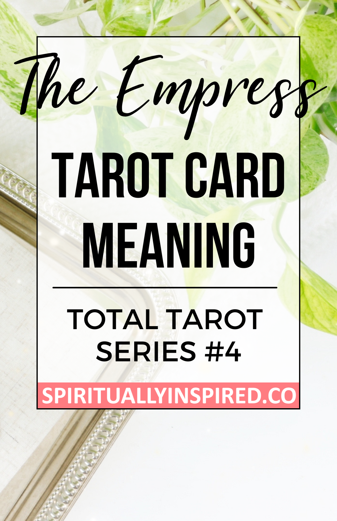 The Empress tarot card represents the mother archetype, from conception, to gestation to giving birth. She can bring new life into the world in many forms.